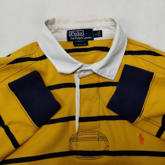 Polo Ralph Lauren Long sleeve striped polo shirt size large - Picture 9 of 16